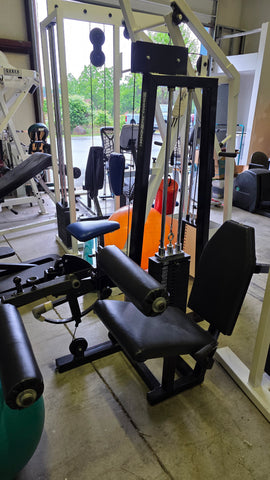 MuscleMaxx Selectorized Seated Leg Curl | Hamstring Isolation