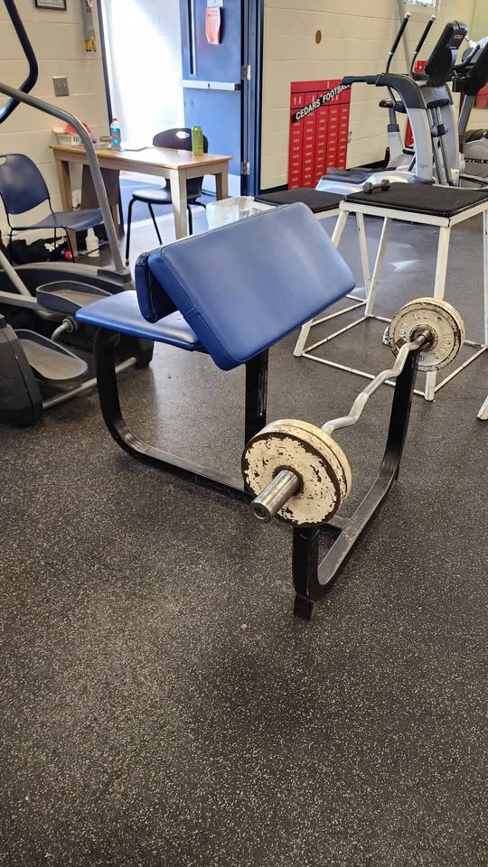 Preacher Curl Weight Bench - Pads are like new