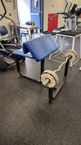 Preacher Curl Weight Bench - Pads are like new