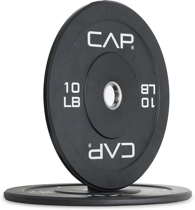CAP Barbell 10 lb. Rubber Olympic Bumper Plate | Pair