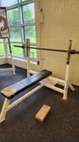 King Fitness Olympic Flat Bench - 4