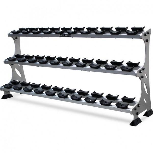 Atlantis 3 Tier Dumbbell Rack - 15 Pair