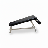Body Masters Decline Bench B-105 with white frame and black pad, Lancaster PA
