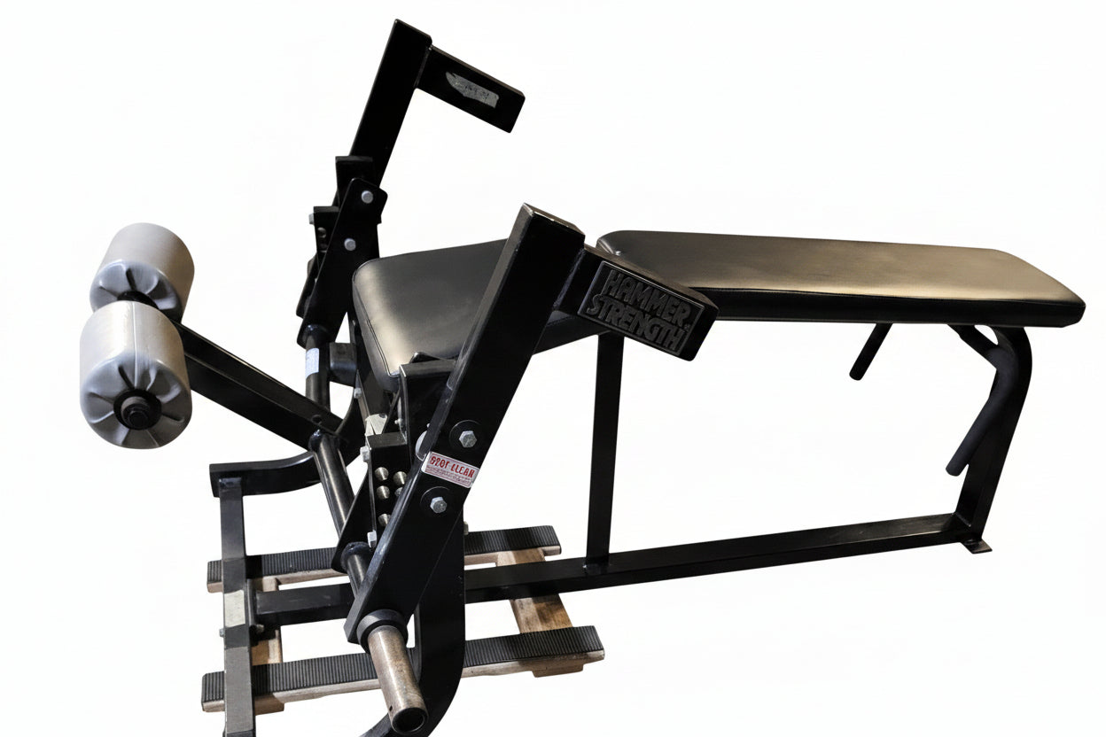Hammer Strength ILLC Lying Leg Curl | Iso-Lateral Plate Loaded Hamstring Machine