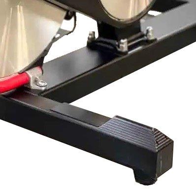 Replacement rear stretch pad for a Keiser M3i indoor cycle, featuring a durable