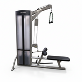 Life Fitness OSLR Lat Pulldown Low Row combo full unit in Life Fitness grey