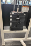 Side profile of Life Fitness ST05 Signature Series ab crunch machine showing frame