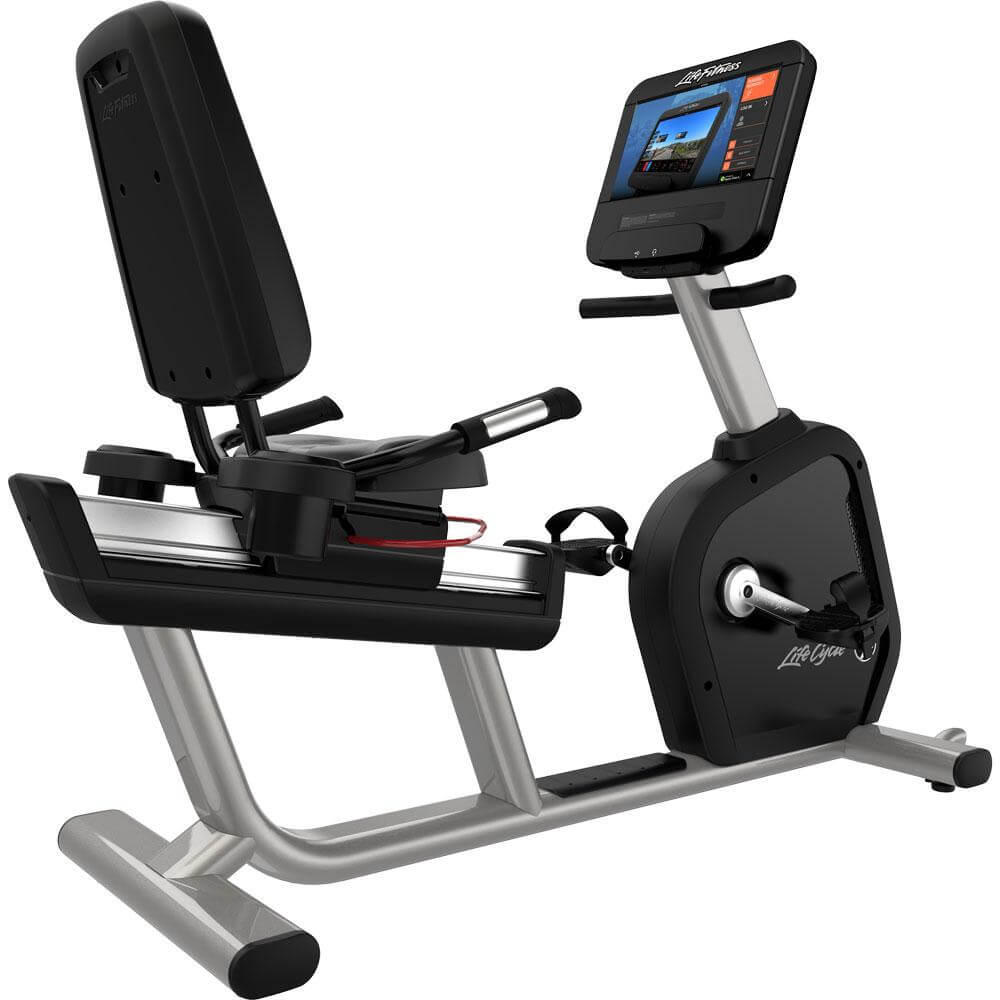 Life Fitness Integrity Series Recumbent Bike - Discover SE3 HD Console