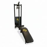 Matrix Magnum MG-902 Leg Curl front view showing frame, seat, and 225 lb weight stack