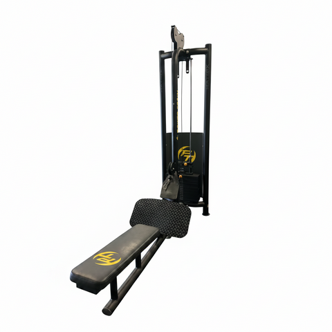 Matrix Magnum MG-926 Low Row front view showing frame, chest pad, and 312 lb weight stack