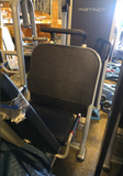 Like new Nautilus Impact Series Seated Leg Press 9NA-S1305 showing heavy-duty commercial frame and premium upholstery