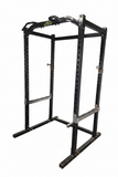 Powertec Power Rack with dip handle attachments, 1,000 lb capacity, heavy-duty construction