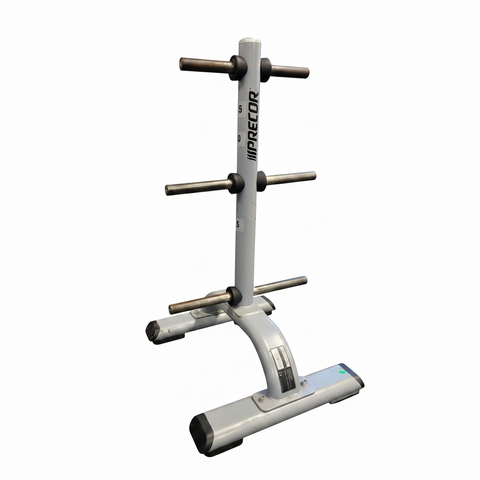 Precor Discovery DBR0817 Olympic Plate Tree with 6 chrome-plated horns,