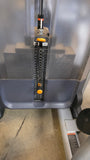  Close-up of the Precor DSL0404 Chest Press 240 lb (109 kg) weight stack 