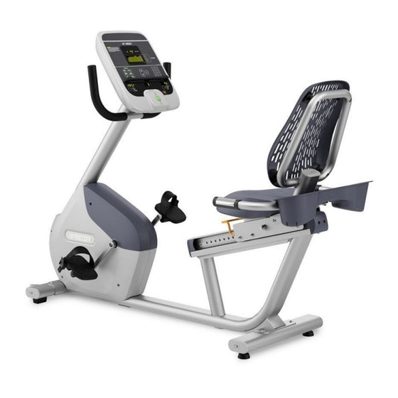 Precor RBK 615 Commercial Recumbent Bike | Experience Console