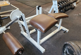 Iso-lateral independent arms on ProMaxima prone leg curl for single leg training