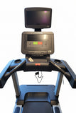 Refurbished Life Fitness Integrity Series treadmill featuring a C Console LED display and the FlexDeck Shock Absorption System.