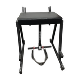 Rogue RH-2 showing 2x3 11-gauge steel frame, 3 inch vinyl pad, and 10.5 inch loadable sleeves with Hyper Strap
