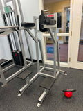 Star Trac F-612 VKR showing dual dip handles and push-up handles on base