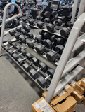 Star Trac IN-R1018597 commercial 3-tier dumbbell rack in like new condition, 