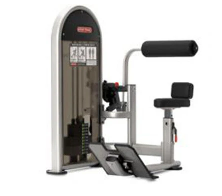 Star Trac Instinct IN-D6330 Abdominal Low Back dual core machine commercial selectorized front view