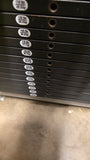 Strive S-108 leg press with diamond plate foot platform and commercial steel frame