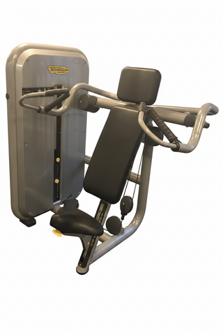 Technogym Element+ Shoulder Press MB15 with forward-angled axis biomechanics and Physiocam resistance, Lancaster PA