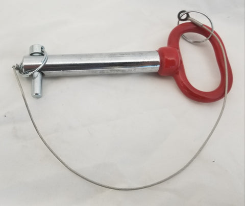 HITCH PIN WITH LANYARD AND LINCHPIN 3/4" X 6"
