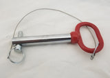 HITCH PIN WITH LANYARD AND LINCHPIN 3/4" X 6"