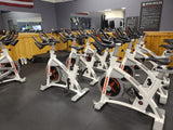 Schwinn AC Performance Plus Indoor Bike with Carbon Blue Belt Drive and Morse Taper - White