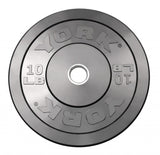 York Barbell YORK USA lb Training Bumper - Black; 29067 -29071