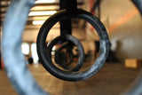 CFF WOD Rings - Olympic Gym Rings | 18' Straps 1000 LB