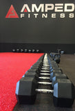 CFF 22.5 lb Rubber Hex Dumbbell Pair | In Stock