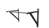 CFF FIT pull up bar installed on ceiling joists with 30 inch clearance.
