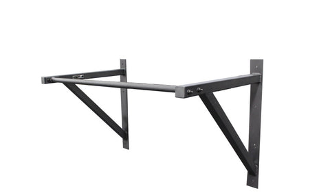 CFF FIT pull up bar installed on ceiling joists with 30 inch clearance.