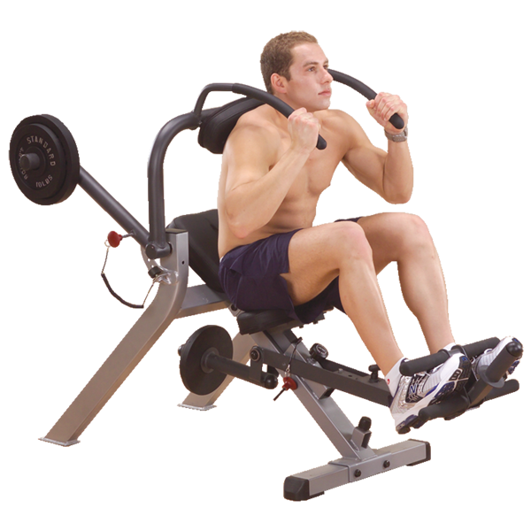BODY SOLID SEMI-RECUMBENT AB BENCH - GAB300