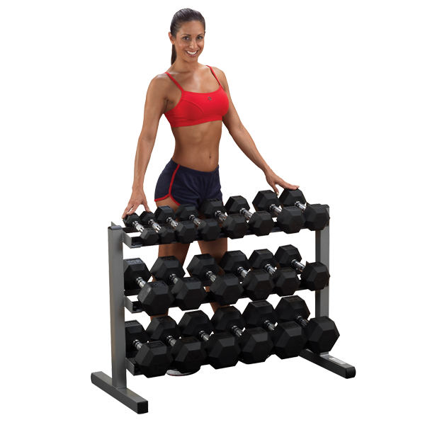 Body Solid 3 Tier Dumbbell Rack
