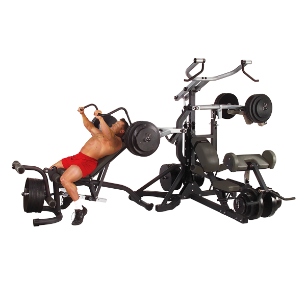 BODY SOLID FREE WEIGHT LEVERAGE GYM PACKAGE - SBL460P4