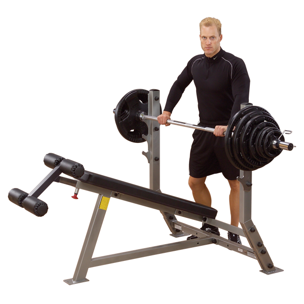 BODY SOLID PRO CLUBLINE DECLINE OLYMPIC BENCH - SDB351G