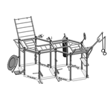 body solid hex pull up rig sr-hexdbp4