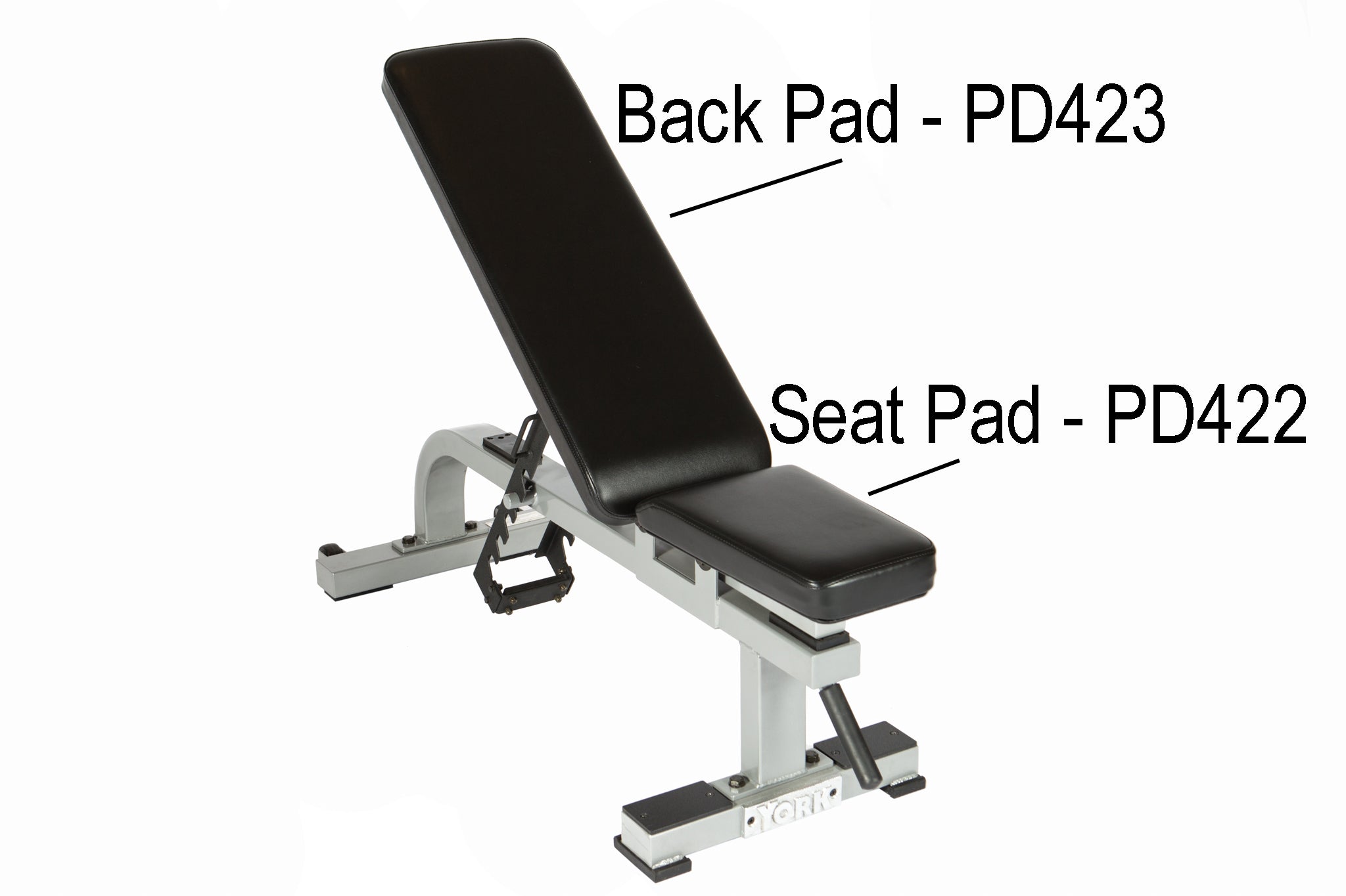 York Barbell STS Flat to Incline Bench Replacement Pads