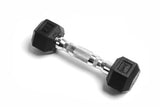 YORK BARBELL RUBBER HEX DUMBBELLS