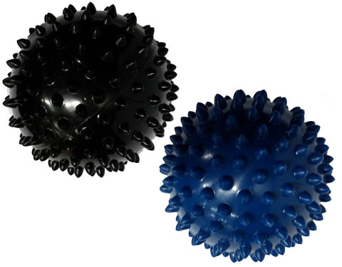 CFF 3.25 inch blue spiky massage ball for deep tissue recovery