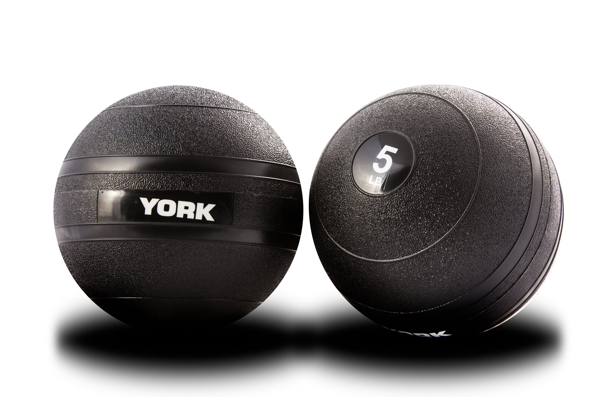 York Barbell 5 - 50 lb York Slam Ball - Black; 65205 - 65250
